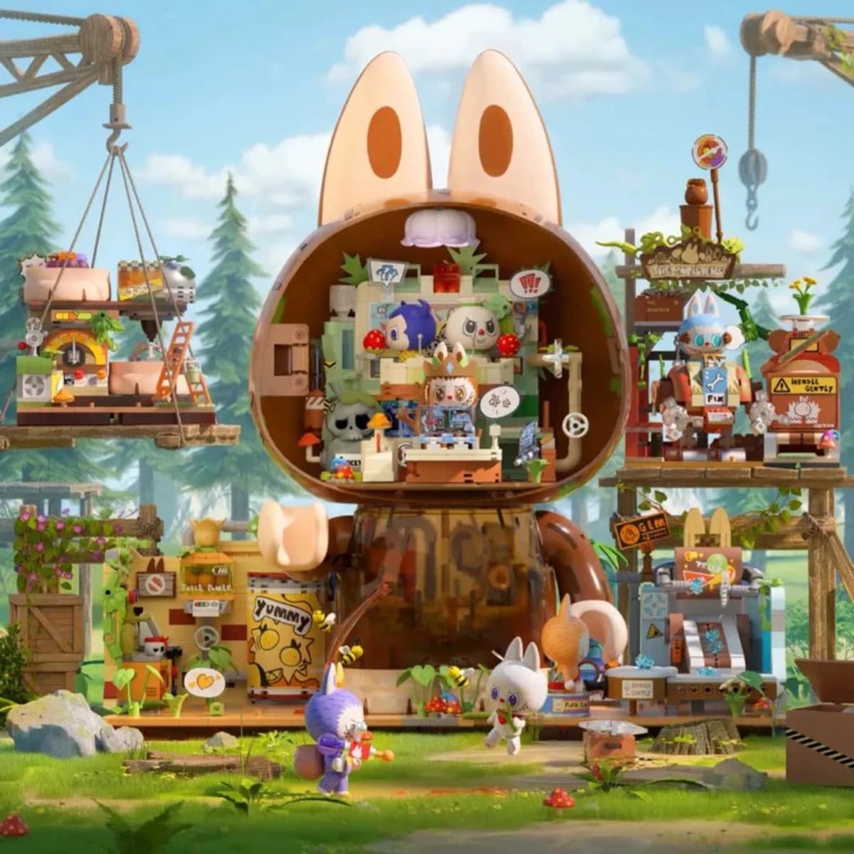 ชุดตัวต่อ Playful Home - The Monsters' Playful Lab Diorama
