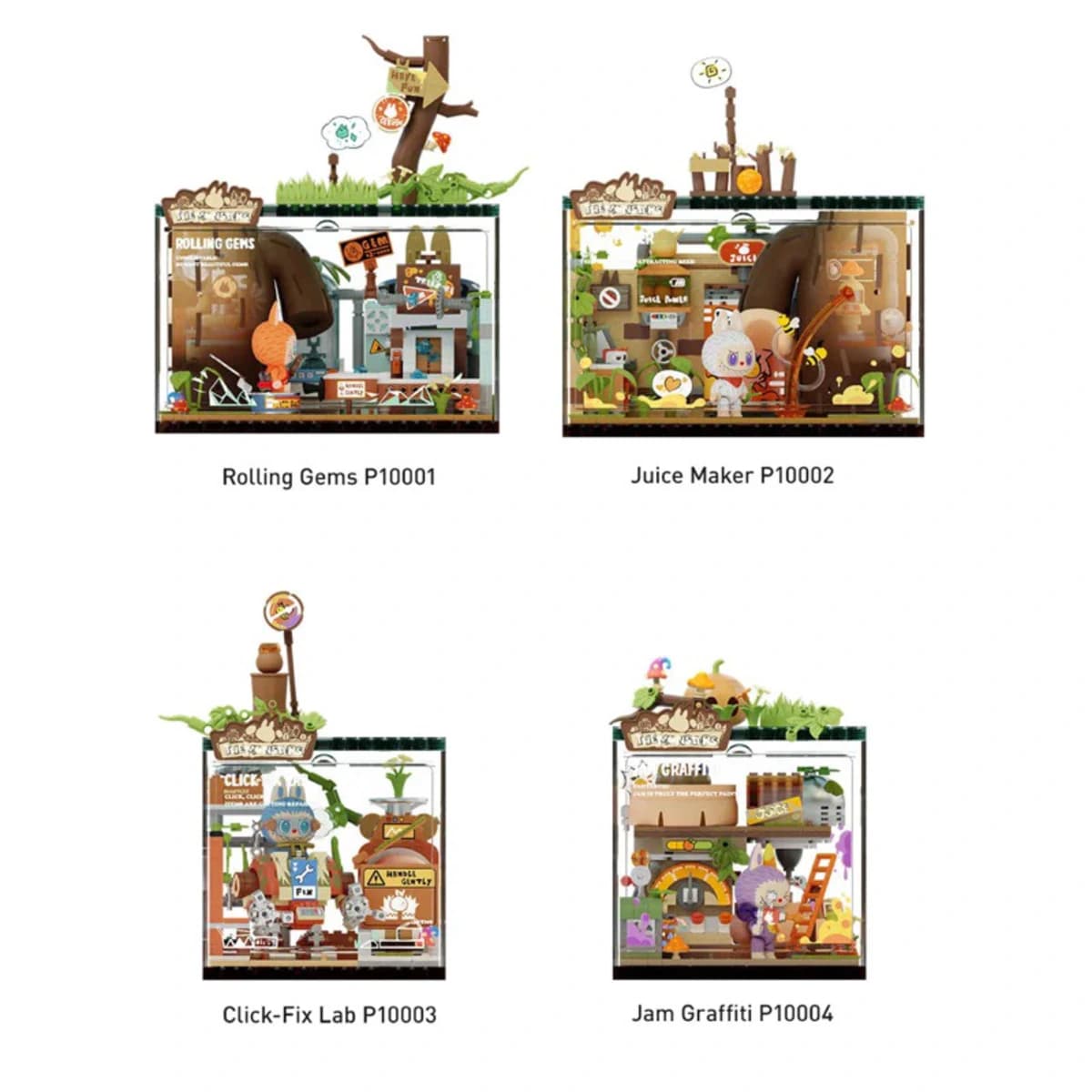 ชุดตัวต่อ Playful Home - The Monsters' Playful Lab Diorama