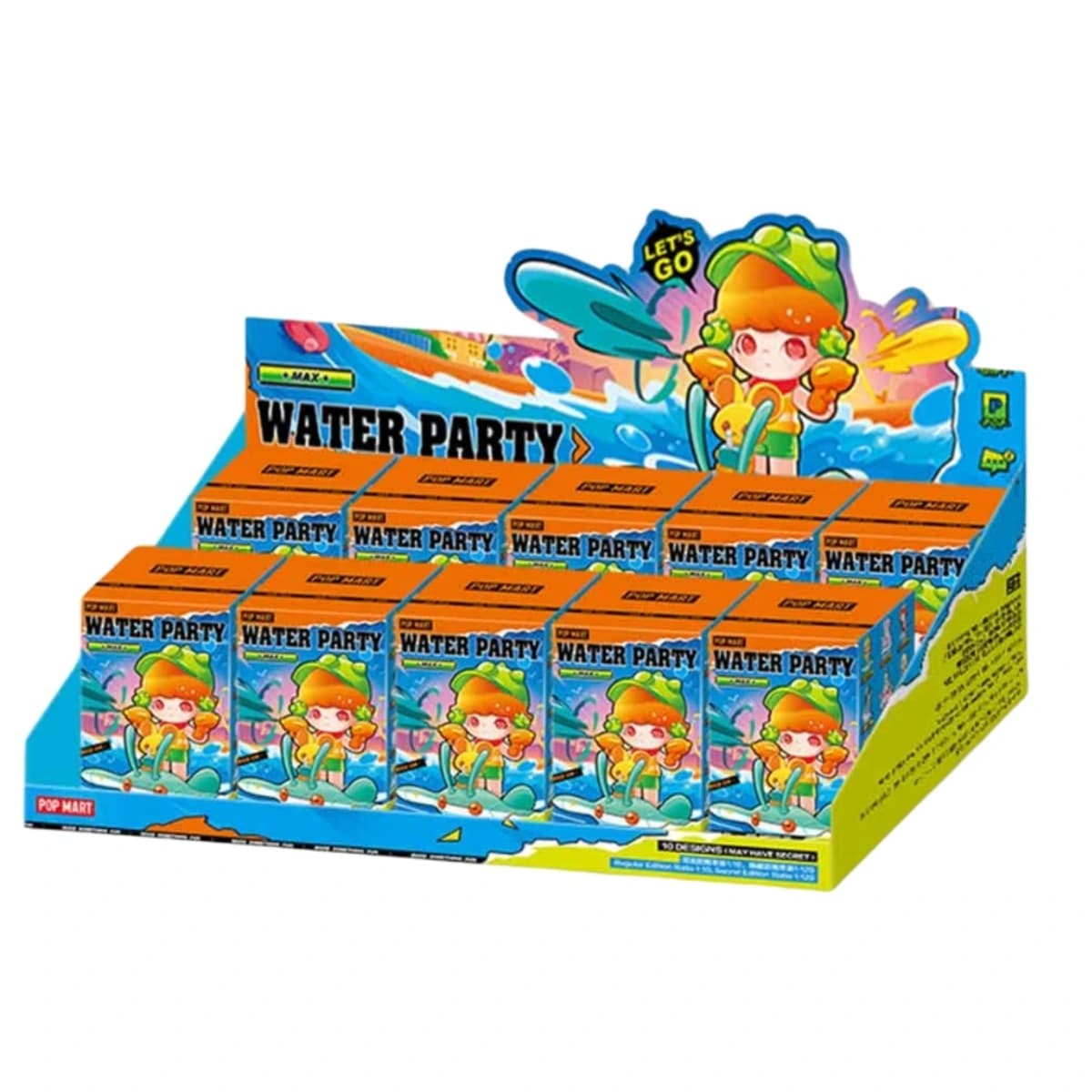 กล่องสุ่ม POP MART Water Party Series (ยกกล่อง)
